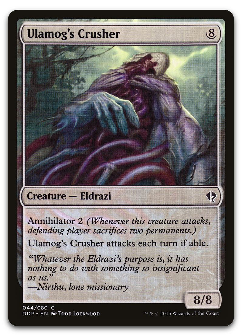 Ulamog's Crusher (Duel Decks: Zendikar vs. Eldrazi)