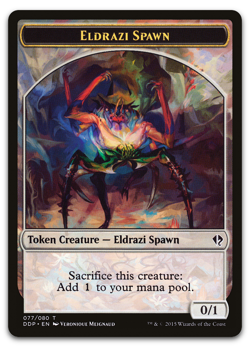 Eldrazi Spawn Token (077) (Duel Decks: Zendikar vs. Eldrazi)