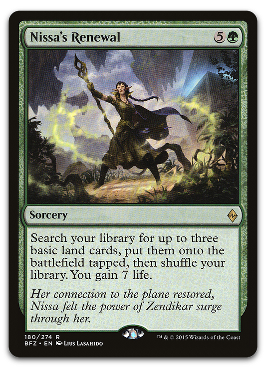 Nissa's Renewal (Battle for Zendikar)