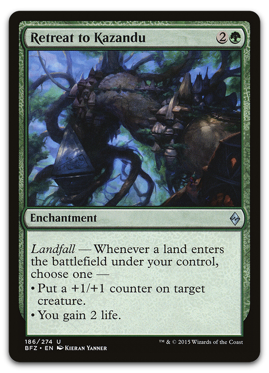 Retreat to Kazandu (Battle for Zendikar)