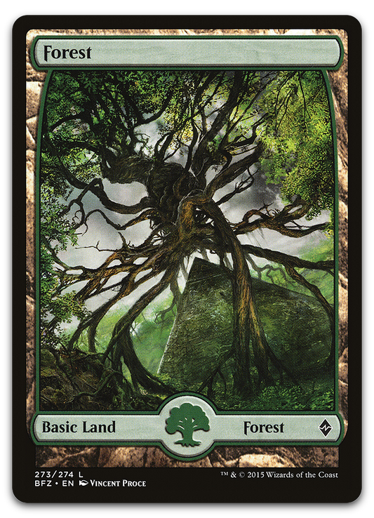 Forest (273) - Full Art (Battle for Zendikar)