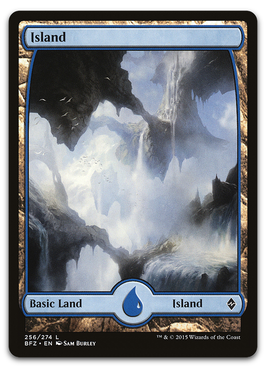 Island (256) - Full Art (Battle for Zendikar)