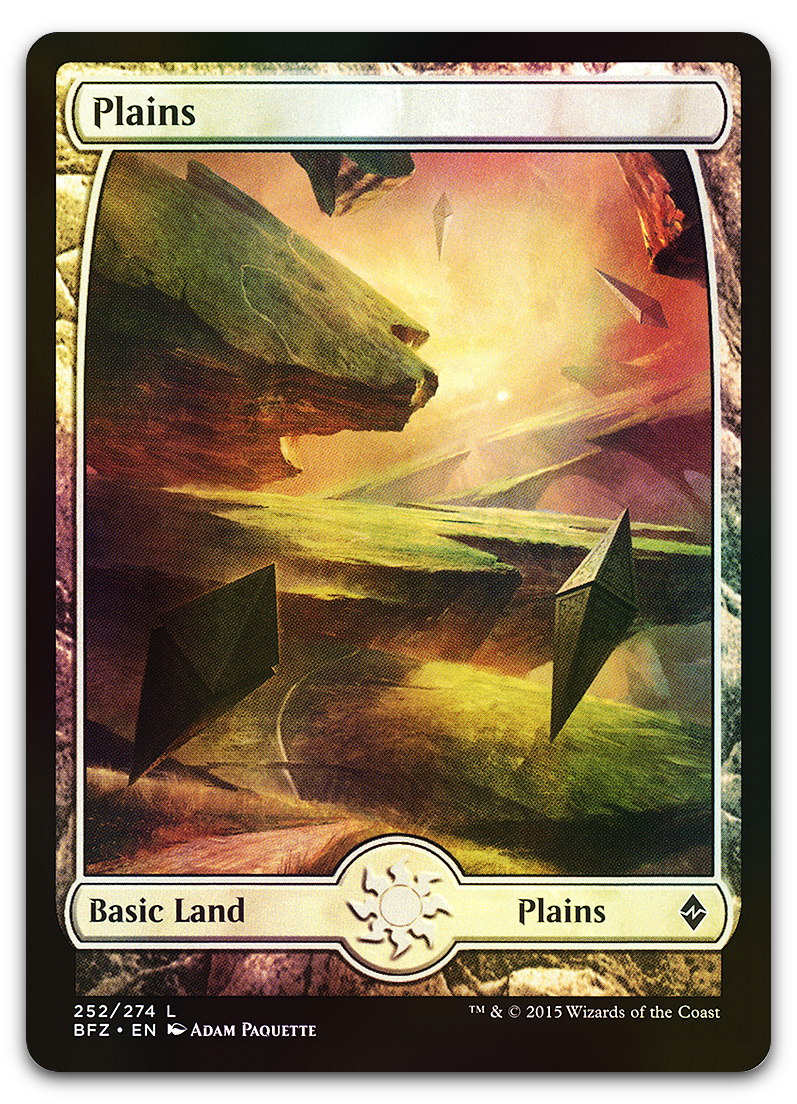 Plains (252) - Full Art (Battle for Zendikar)