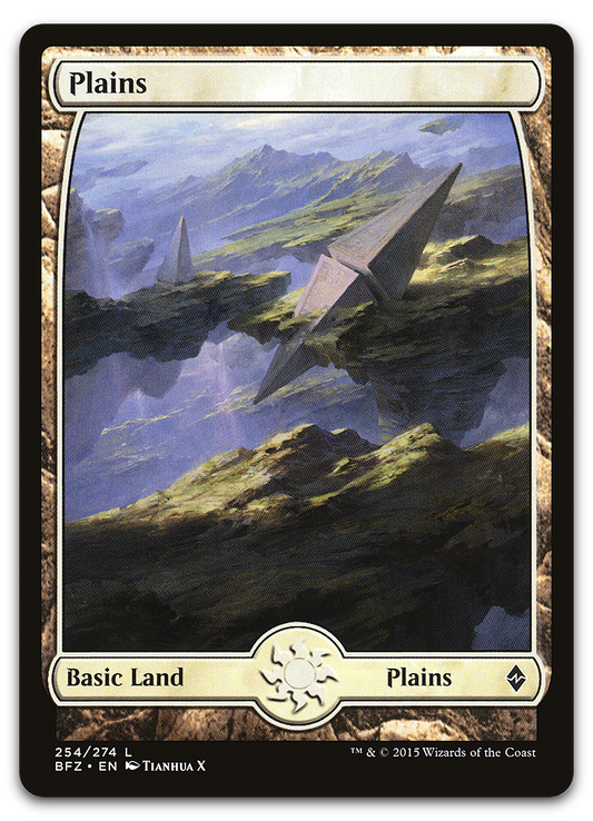 Plains (254) - Full Art (Battle for Zendikar)