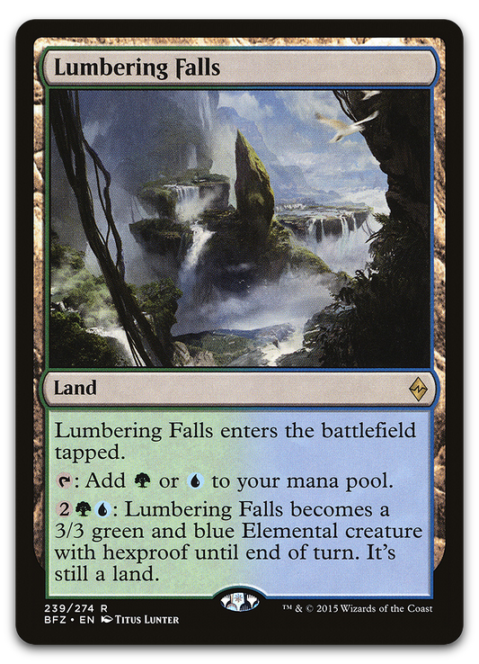 Lumbering Falls (Battle for Zendikar)