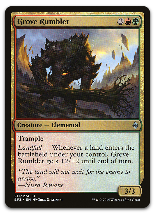 Grove Rumbler (Battle for Zendikar)