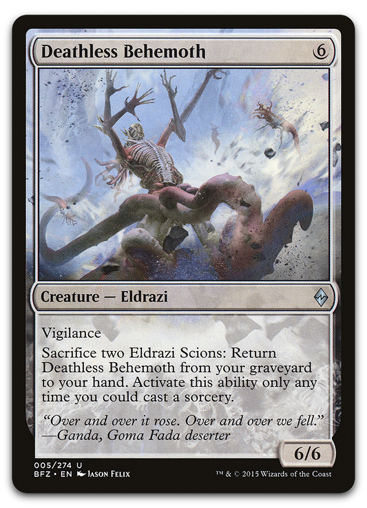 Deathless Behemoth (Battle for Zendikar)