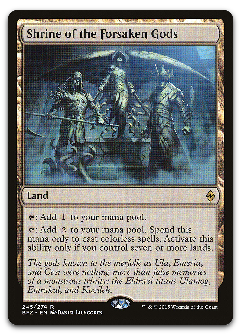 Shrine of the Forsaken Gods (Battle for Zendikar)