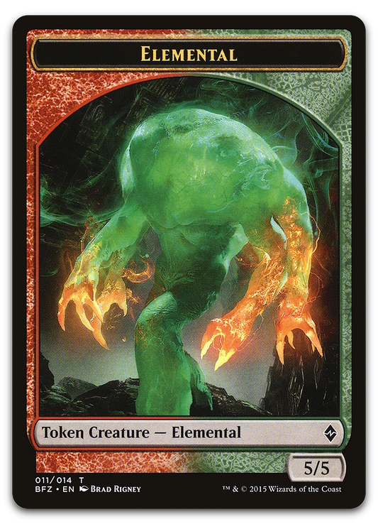 Elemental Token (011) (Battle for Zendikar)