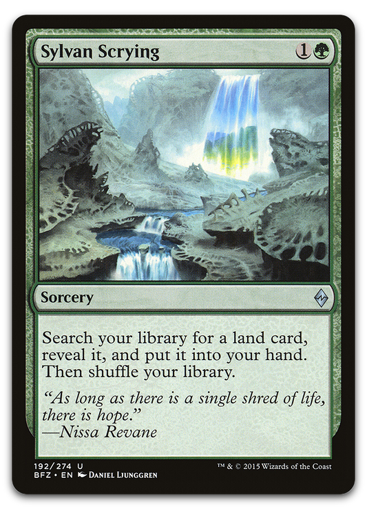 Sylvan Scrying (Battle for Zendikar)