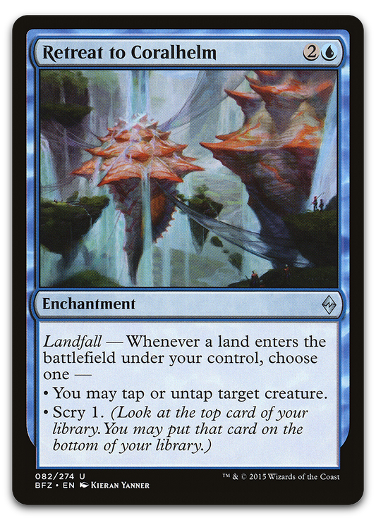 Retreat to Coralhelm (Battle for Zendikar)