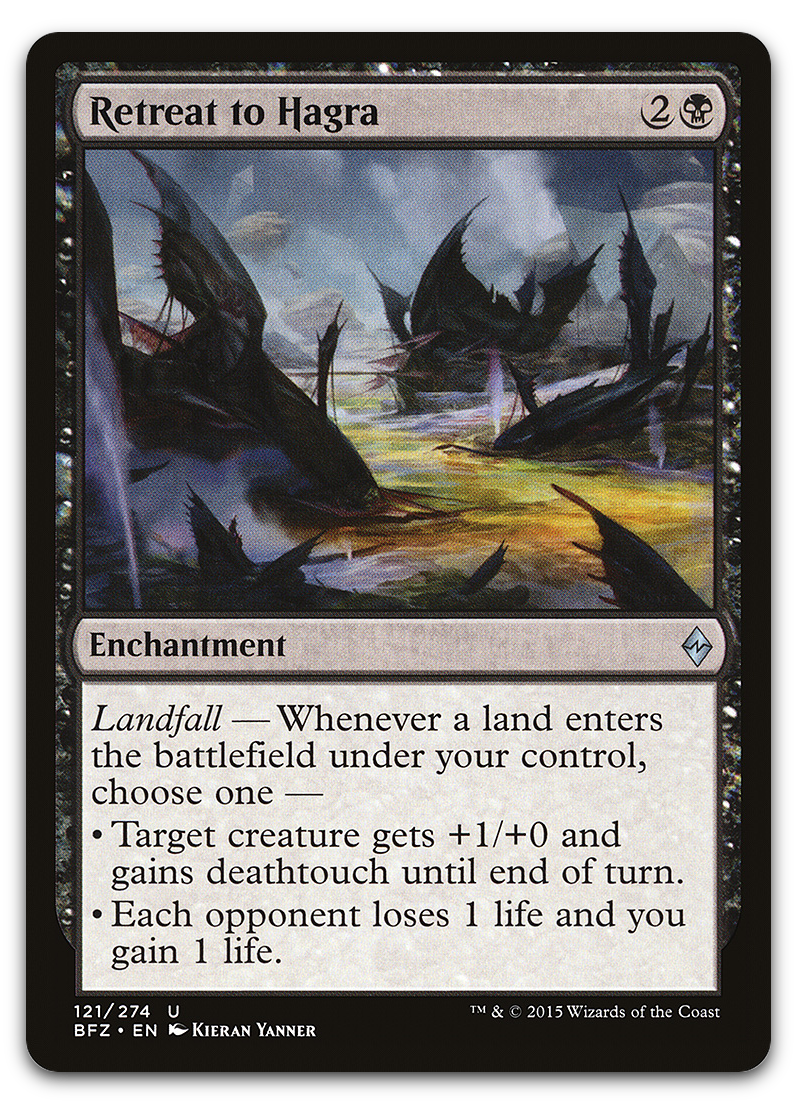 Retreat to Hagra (Battle for Zendikar)