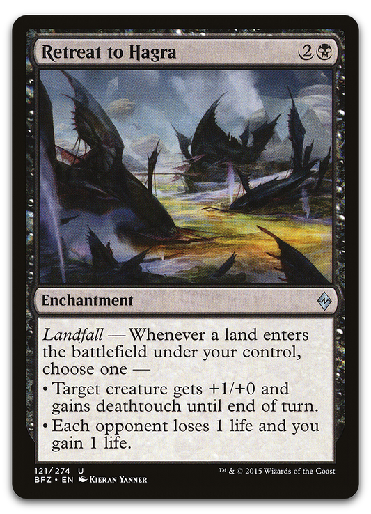 Retreat to Hagra (Battle for Zendikar)