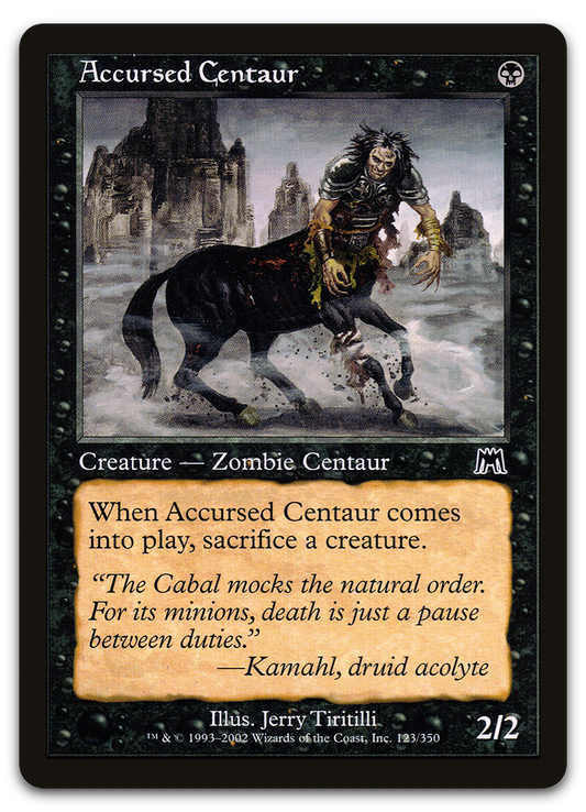 Accursed Centaur (Onslaught)