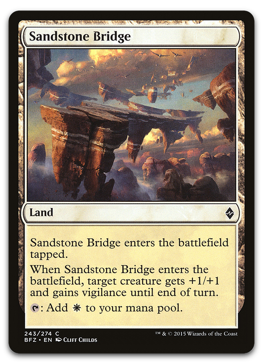 Sandstone Bridge (Battle for Zendikar)