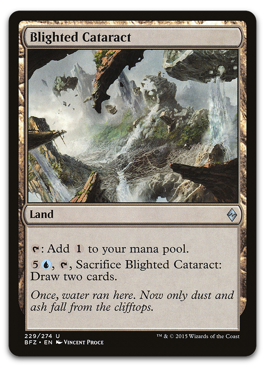 Blighted Cataract (Battle for Zendikar)