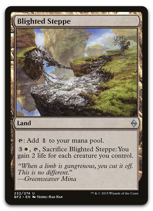 Blighted Steppe (Battle for Zendikar)