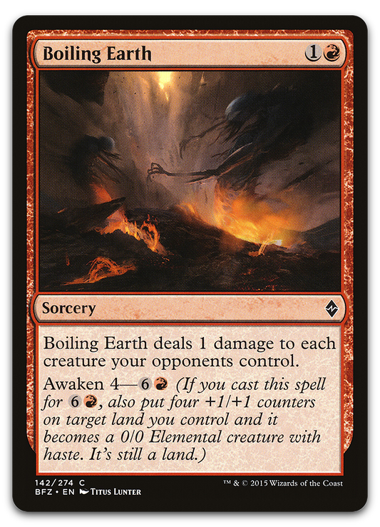 Boiling Earth (Battle for Zendikar)