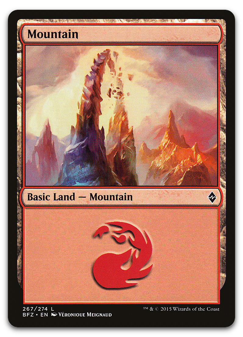Mountain (267) (Battle for Zendikar)