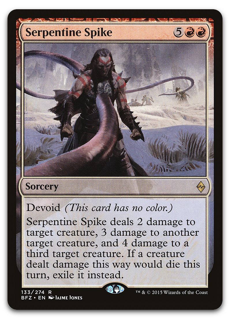 Serpentine Spike (Battle for Zendikar)