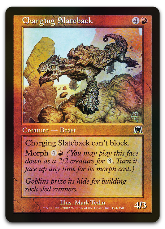 Charging Slateback (Onslaught)