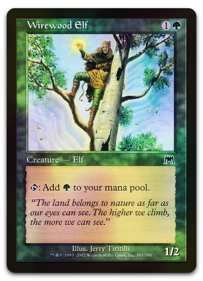 Wirewood Elf (Onslaught)