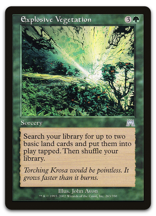 Explosive Vegetation (Onslaught)