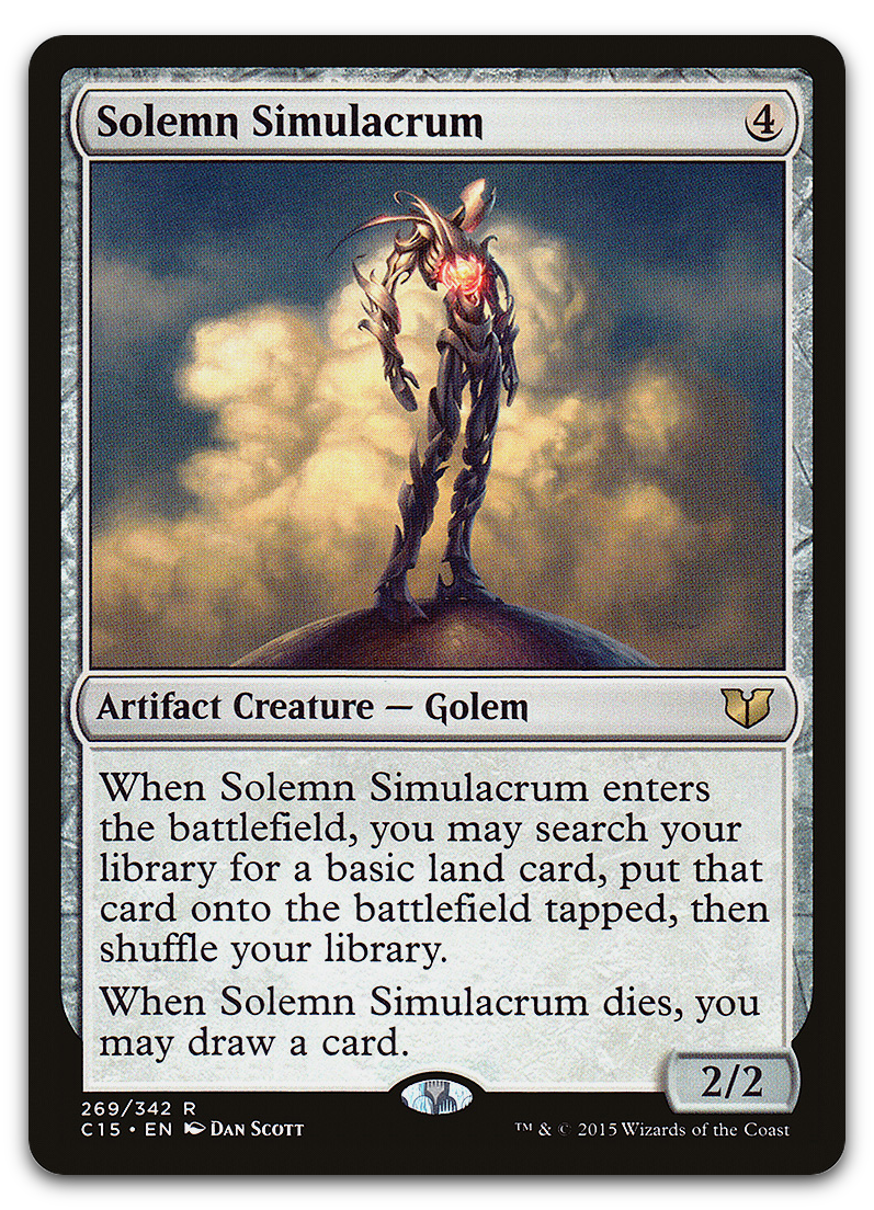 Solemn Simulacrum (Commander 2015)