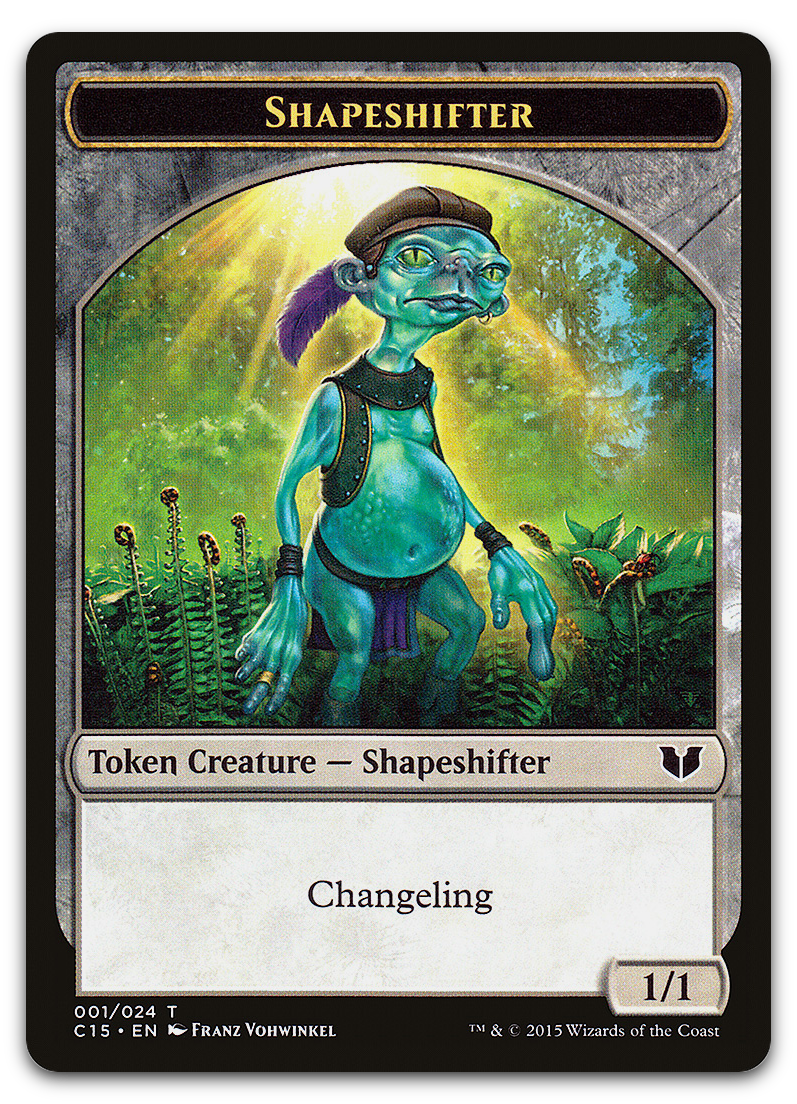 Shapeshifter // Shapeshifter Double-Sided Token (Commander 2015)