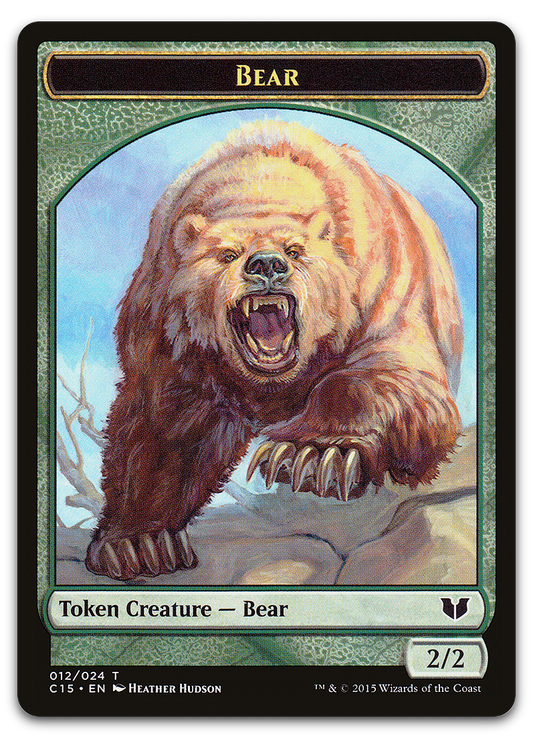 Bear // Spider Double-Sided Token (Commander 2015)