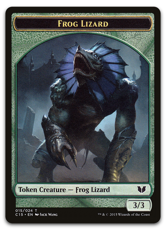 Frog Lizard // Germ Double-Sided Token (Commander 2015)
