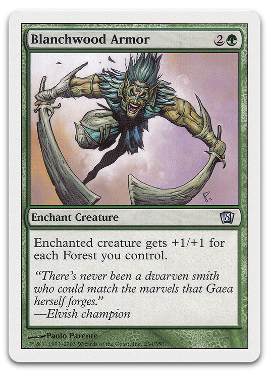 Blanchwood Armor (8th Edition)