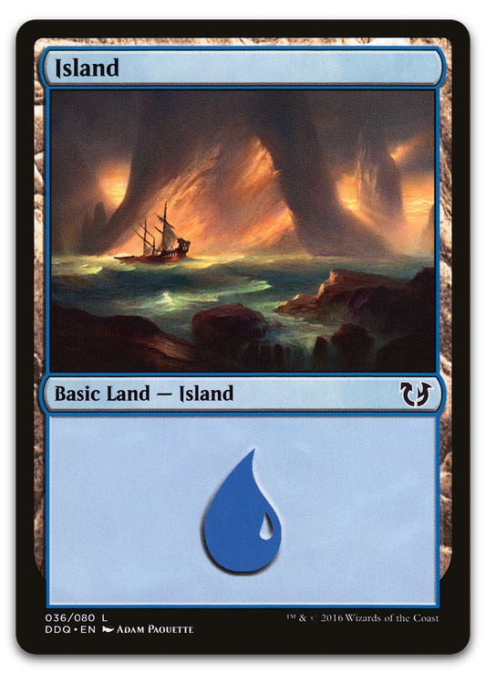 Island (036) (Duel Decks: Blessed vs. Cursed)