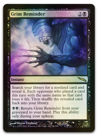Grim Reminder (Mirrodin)