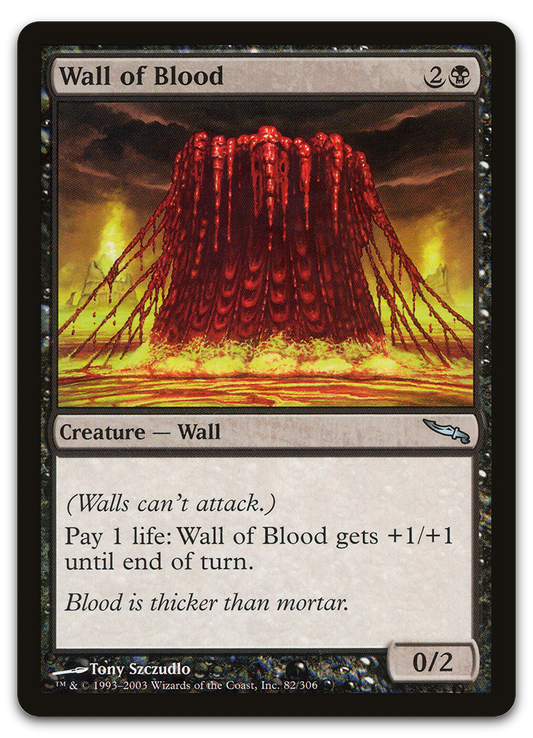 Wall of Blood (Mirrodin)
