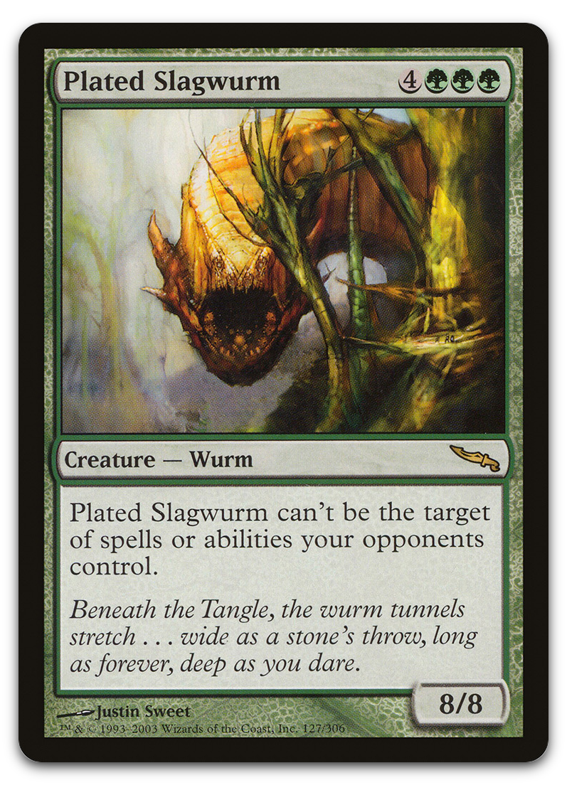 Plated Slagwurm (Mirrodin)