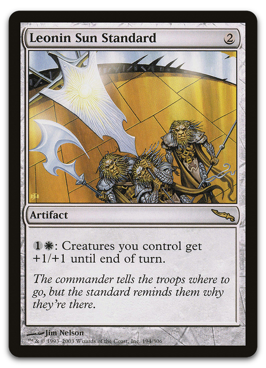 Leonin Sun Standard (Mirrodin)