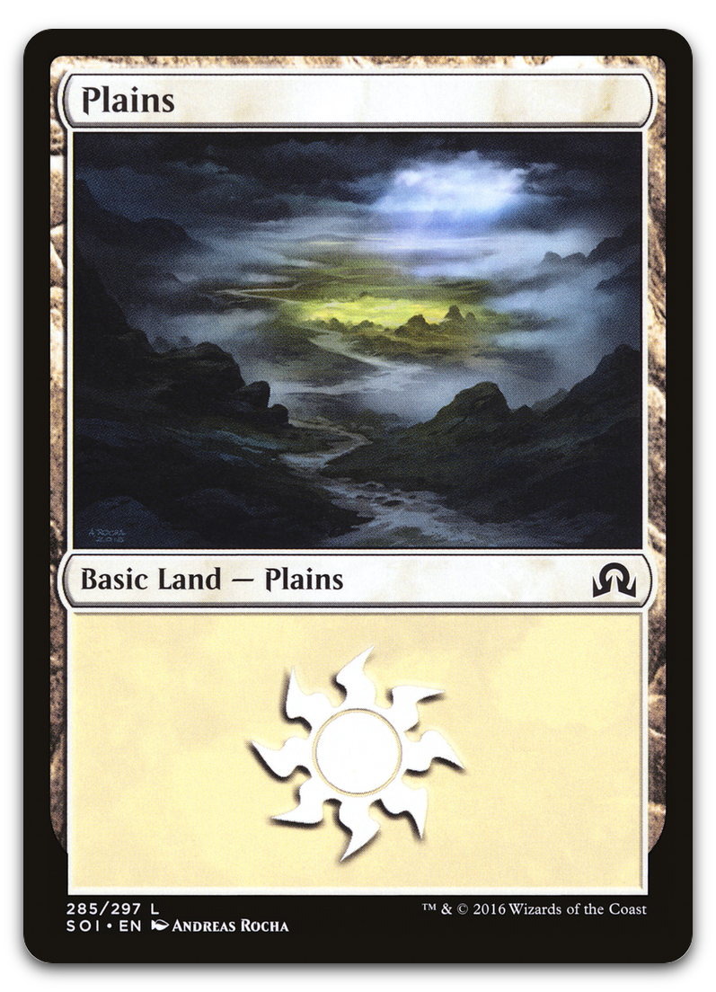 Plains (285) (Shadows over Innistrad)
