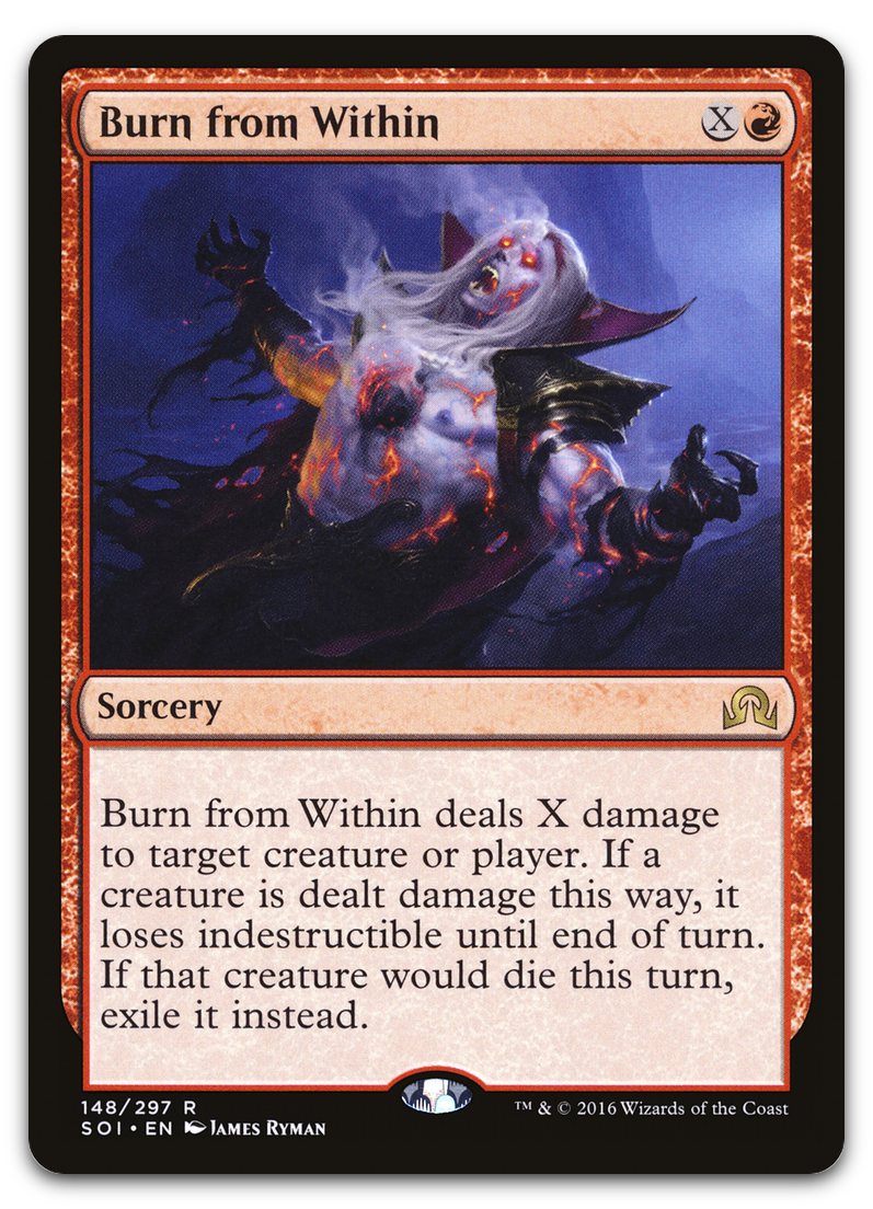 Burn from Within (Shadows over Innistrad)