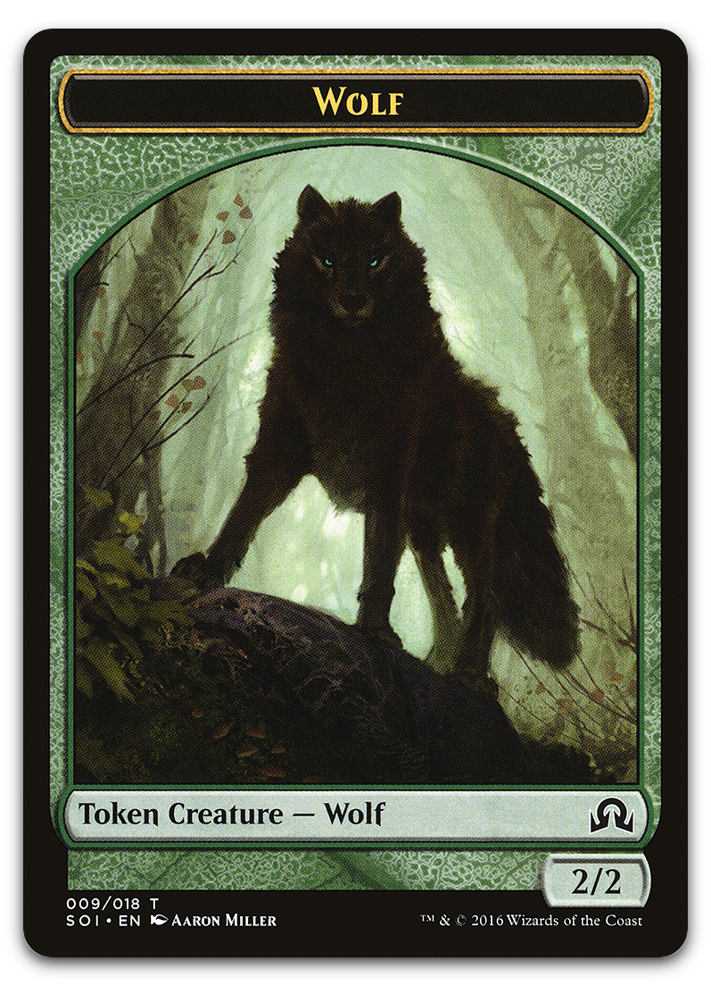 Wolf Token (Shadows over Innistrad)