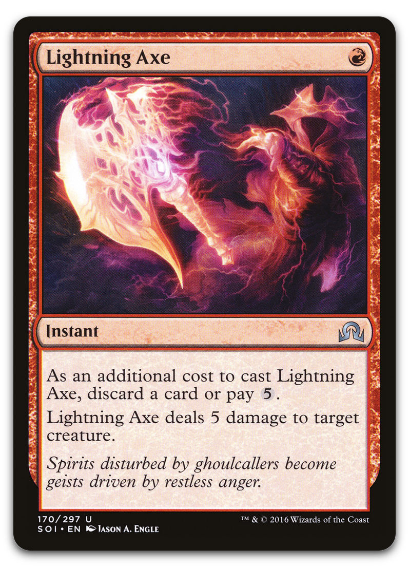 Lightning Axe (Shadows over Innistrad)