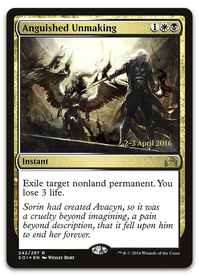 Anguished Unmaking (Prerelease Cards)