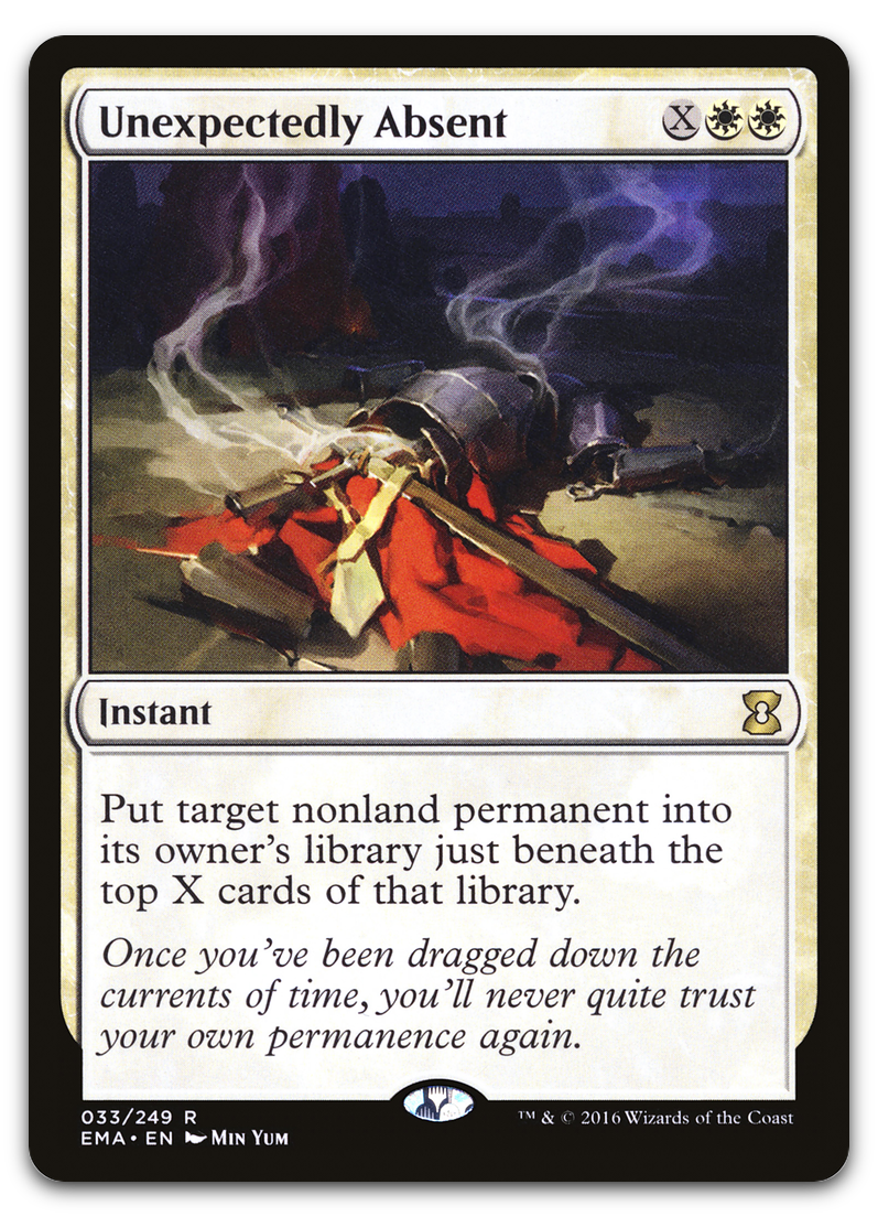 Unexpectedly Absent (Eternal Masters)