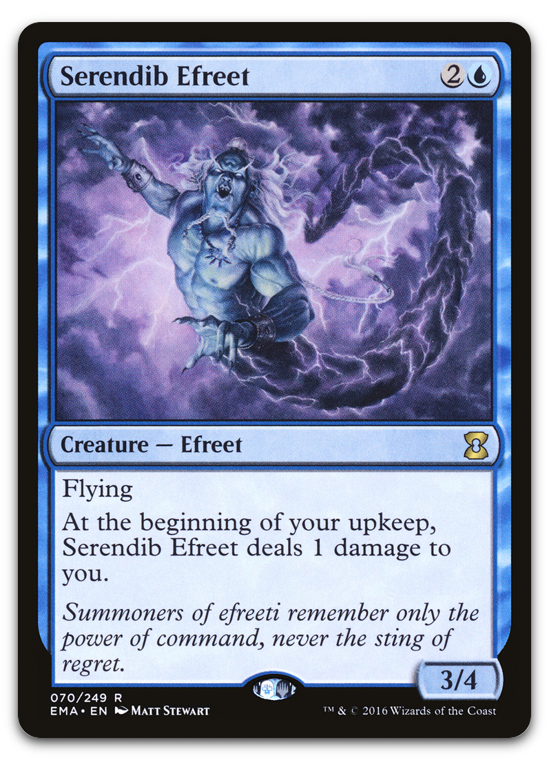 Serendib Efreet (Eternal Masters)