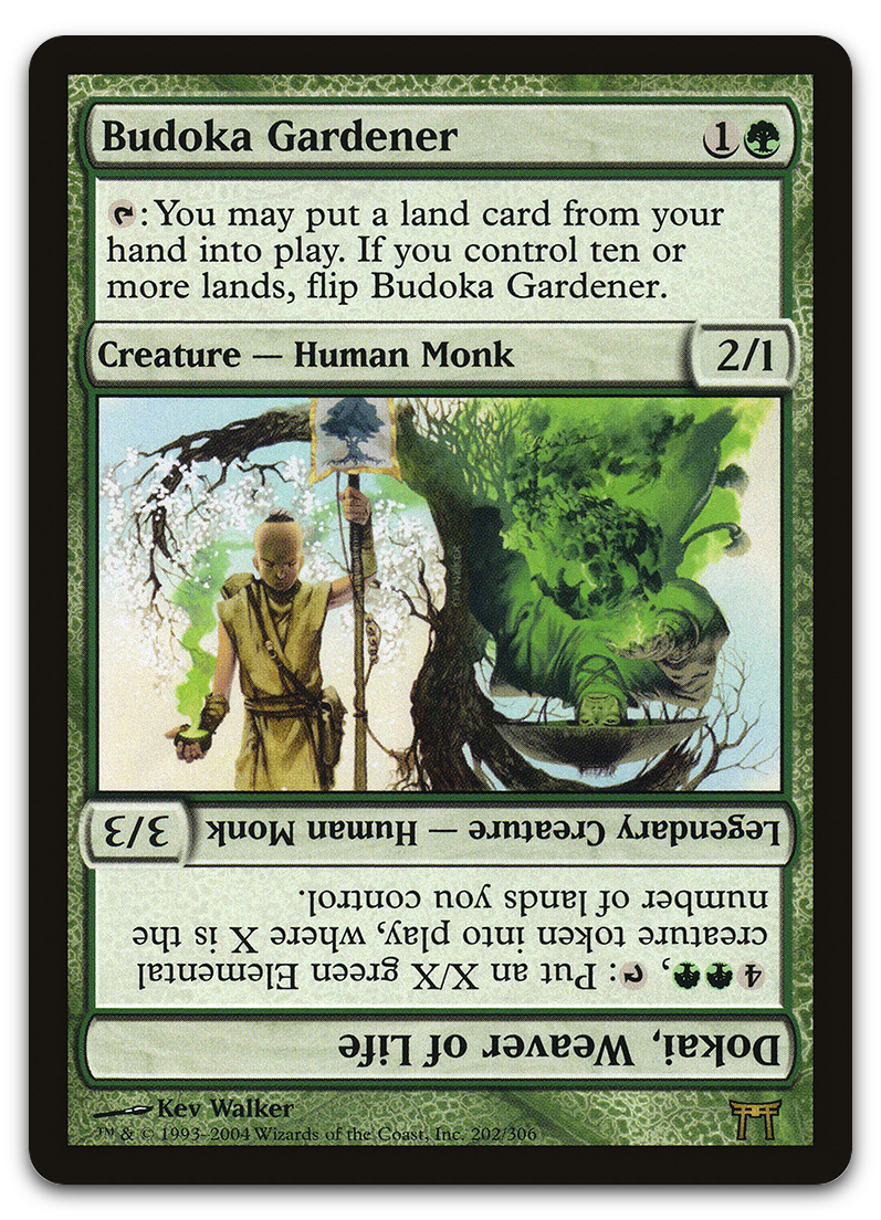 Budoka Gardener // Dokai, Weaver of Life (Champions of Kamigawa)