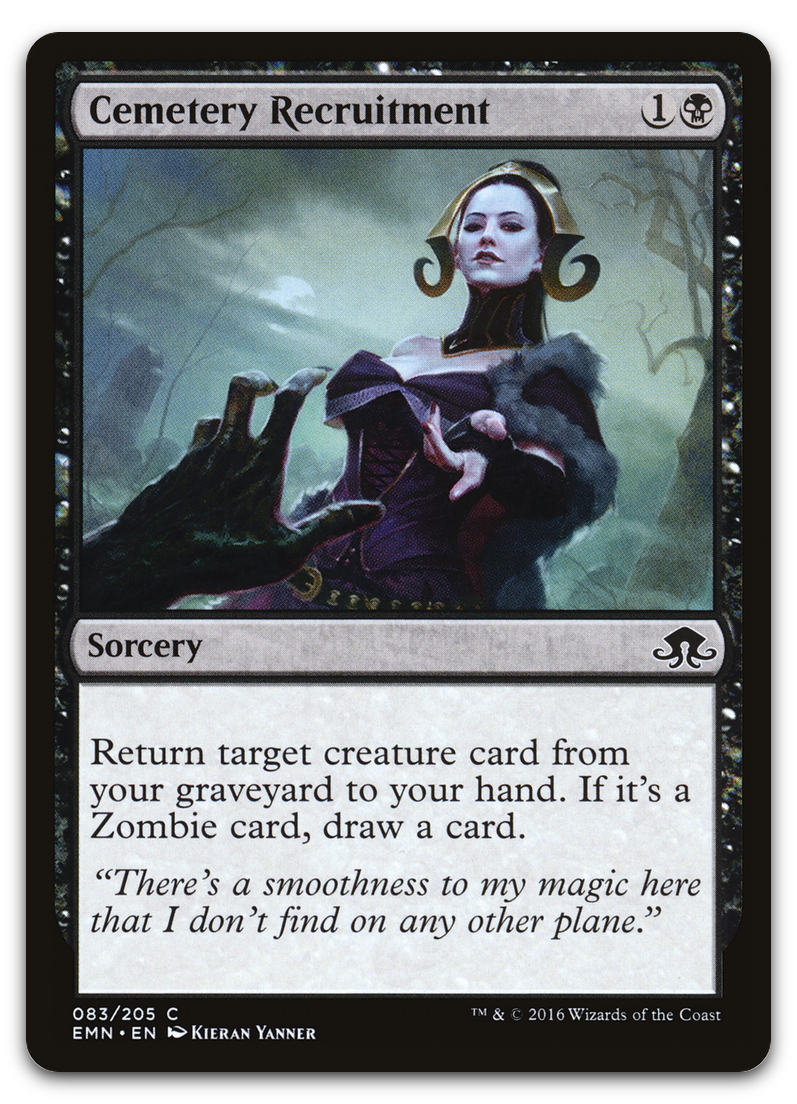 Cemetery Recruitment (Eldritch Moon)