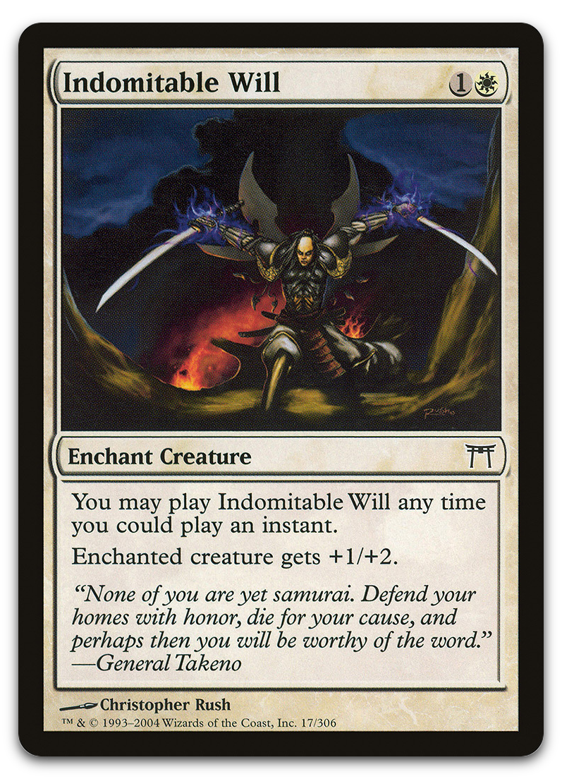 Indomitable Will (Champions of Kamigawa)