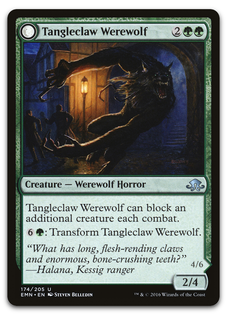 Tangleclaw Werewolf (Eldritch Moon)