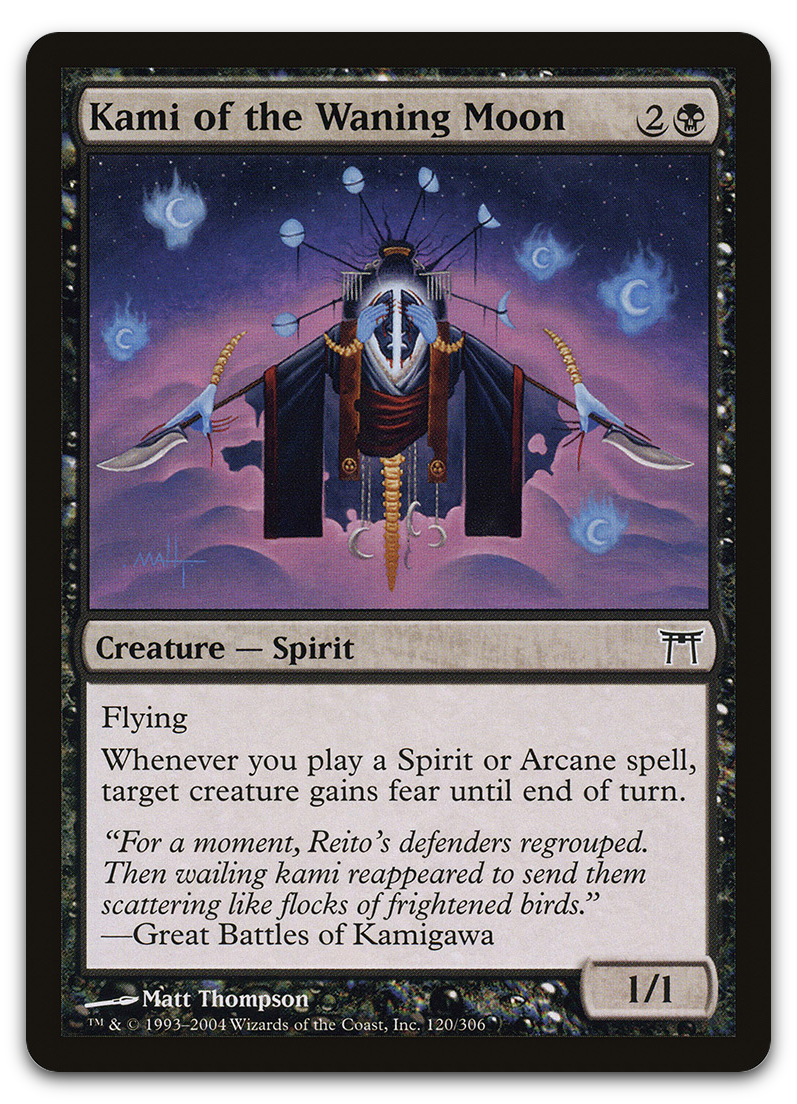 Kami of the Waning Moon (Champions of Kamigawa)