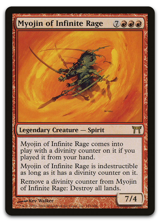 Myojin of Infinite Rage (Champions of Kamigawa)